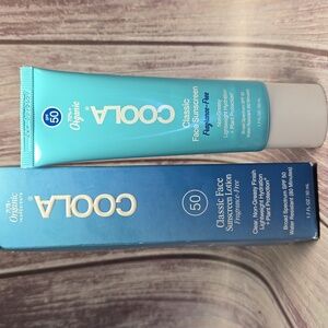 COOLA 50 SPF Classic Face Sunscreen Fragrance Free New sealed exp 2/27 1.7oz**